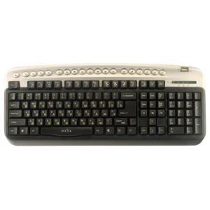 Oklick 320 M Multimedia Keyboard Silver USB PS/2