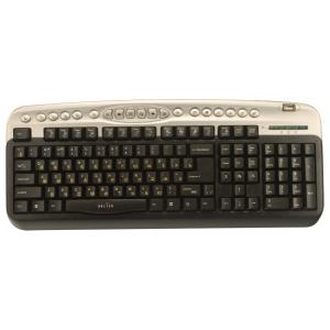 Oklick 330 M Multimedia Keyboard Black-Silver USB PS/2