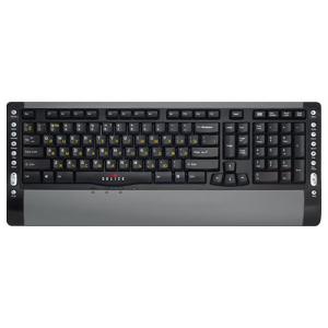 Oklick 410 M Multimedia Keyboard Black-Grey USB PS/2