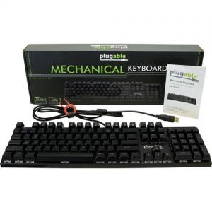 Plugable Mechanical Keyboard (USB-MECH104BW)