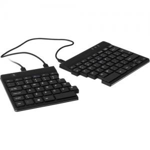 R-Go Tools Split Ergonomic Keyboard, QWERTY (US), Black, Wired (RGOSP-USWIBL)