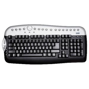Sven KB-2625 Multimedia Keyboard Black-Silver PS/2