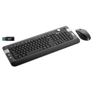 Trust Wireless Laser MediaPlayer Deskset DS-4700R Black USB