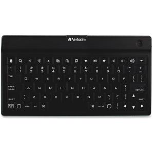 Verbatim Bluetooth Wireless Ultra-Slim Mobile Keyboard - Black 97753
