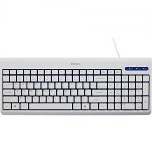 Verbatim White USB Corded Keyboard (99377)