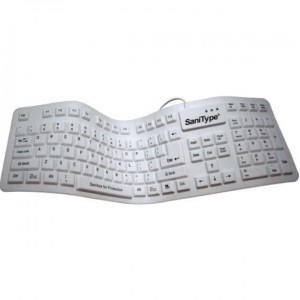 Wetkeys SaniType KBSTFC106-W