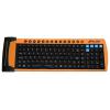 Bliss Flexible Keyboard MFR125 Black-Orange USB PS/2