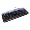 Oklick 330 M Multimedia Keyboard Black-Blue PS/2