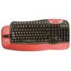 Oklick 780L Multimedia Keyboard Red-Black USB PS/2