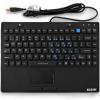 Solidtek Industrial Silicone Keyboard Mini with Touchpad KB-IN86KB
