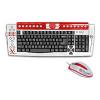 Thermaltake Xaser III Keyboard and Mouse A1806 Silver USB PS/2