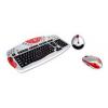 Thermaltake Xaser RF Wireless Office Keyboard and Mouse A2210 Silver PS/2
