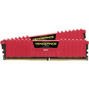 Corsair Vengeance LPX 32GB (2x16GB) DDR4 DRAM 3000MHz C15 Memory Kit - Red - CMK32GX4M2B3000C15R