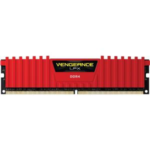 Corsair Vengeance LPX 32GB (4x8GB) DDR4 DRAM 2400MHz C14 Memory Kit - Red - CMK32GX4M4A2400C14R