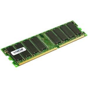 Crucial 1GB, 184-pin DIMM, DDR PC3200 Memory Module - CT12872Z40B