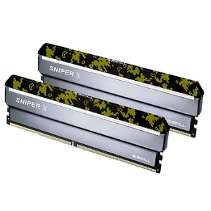 G.Skill Sniper X Series 16GB (2x8GB) DDR4 2666MHz CL19 (F4-2666C19D-16GSXK)