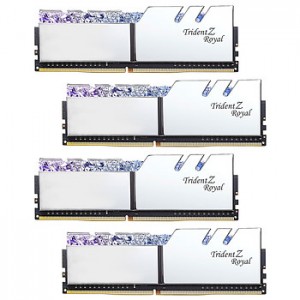 G.Skill Trident Z Royal 128GB (4x32GB) DDR4 3200MHz CL14 - Silver (F4-3200C14Q-128GTRS)