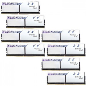 G.Skill Trident Z Royal 128GB (8x16GB) DDR4 3200MHz CL16 - Silver (F4-3200C16Q2-128GTRS)