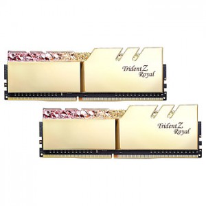 G.Skill Trident Z Royal 16GB (2x8GB) DDR4 3600MHz CL16 - Gold (F4-3600C16D-16GTRGC)