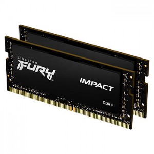 Kingston FURY Impact SO-DIMM 32 GB (2 x 16 GB) DDR4 3200 MHz CL20 (KF432S20IBK2/32)