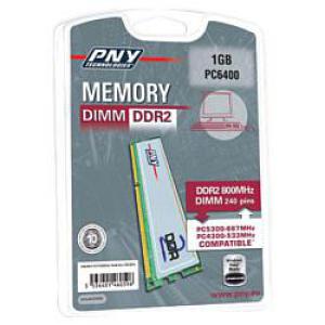 PNY Dimm DDR2 800MHz 1GB