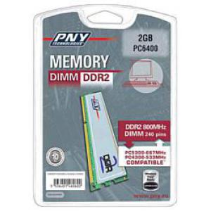 PNY Dimm DDR2 800MHz 2GB