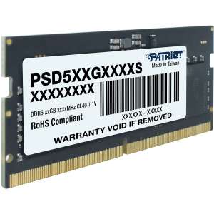 Patriot 16GB Signature Line DDR5 5600 MHz SO-DIMM PSD516G560081S