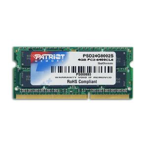 Patriot Memory Patriot Signature DDR2 4GB CL5 PC2-6400 (800MHz) SODIMM - PSD24G8002S