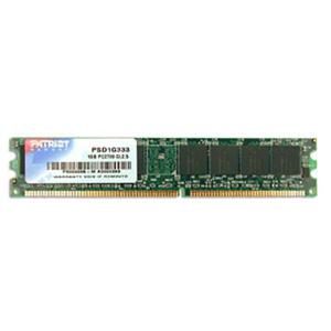 Patriot Memory Signature 1GB DDR SDRAM Memory Module - PSD1G333