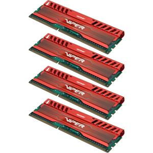 Patriot Memory Viper 3 Series, DDR3 32GB (4 x 8GB) 1600MHz Quad Kit - PV332G160C9QKRD