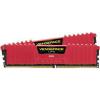 Corsair Vengeance LPX 32GB (2x16GB) DDR4 DRAM 3000MHz C15 Memory Kit - Red - CMK32GX4M2B3000C15R