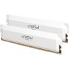 Crucial 32GB Pro Overclocking DDR5 6400 MT/s UDIMM Memory Kit (2 x 16GB, White) CP2K16G64C38U5W