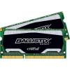 Crucial 8GB Kit (4GBx2), Ballistix 204-pin SODIMM, DDR3 PC3-12800 Memory Module - BLS2K4G3N169ES4