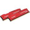 Kingston HyperX Fury Memory Red - 8GB Kit (2x4GB) - DDR3 1333MHz - HX313C9FRK2/8