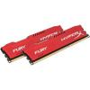Kingston HyperX Fury Memory Red - 8GB Kit (2x4GB) - DDR3 1600MHz - HX316C10FRK2/8