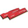 Kingston HyperX Fury Memory Red - 8GB Kit (2x4GB) - DDR3 1866MHz - HX318C10FRK2/8