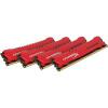Kingston HyperX Savage Memory Red - 32GB Kit (4x8GB) - DDR3 1600MHz Intel XMP - HX316C9SRK4/32