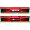 Patriot Memory Viper 3 Low Profile Series - Red, DDR3 8GB (2 x 4GB) 1600MHz Kit (PVL38G160C9KR)