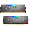 XPG 16GB SPECTRIX D50 RGB DDR4 3200 MHz UDIMM Memory Kit (Tungsten Gray, 2 x 8GB) AX4U32008G16A-DT50