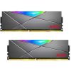XPG 32GB SPECTRIX D50 RGB DDR4 3600 MHz UDIMM Memory Kit (Tungsten Gray, 2 x 16) AX4U360016G18A-DT50