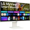 LG MyView 31.5" 4K HDR Smart with Webcam (White) 32SR85U-W