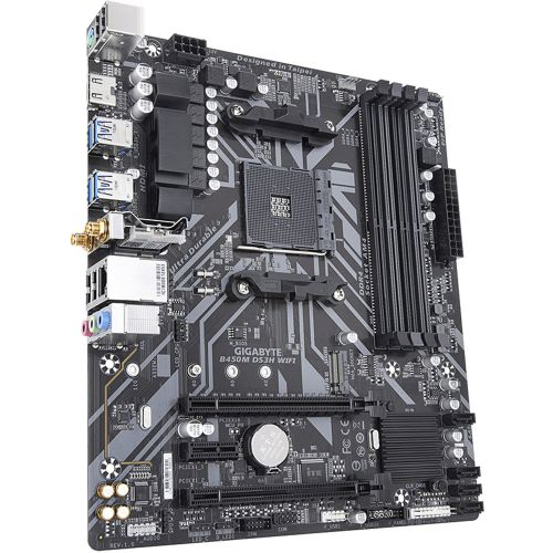 Gigabyte B450M DS3H WIFI AM4 Micro-ATX