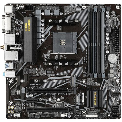 Gigabyte B550M DS3H AC AM4 Micro-ATX