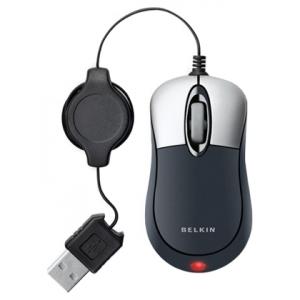 Belkin Mouse Mini Travel Mouse F5L016-USB Silver-Black USB