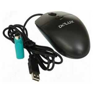 Delux DLM-405X Black USB PS/2