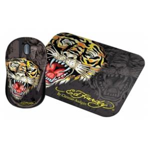 Ed Hardy Wired mouse pad Tiger Black USB