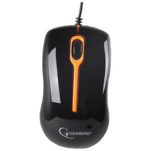 Gembird MUS-004-O Black-Orange PS/2