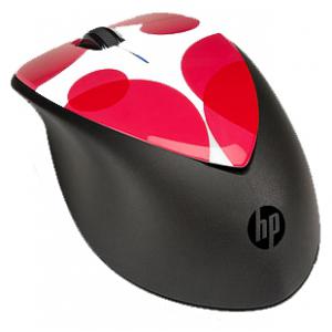 HP H2F40AA X4000 Color Patch Mouse Black-Red USB