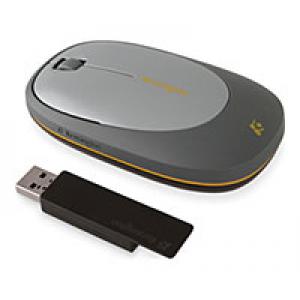 Kensington Ci75m Wireless Notebook Mouse Silver-Grey USB