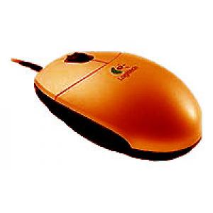 Logitech Cordless Mini Optical Mouse Orange USB